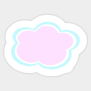 Colour Changing Cloud | Cute Clothing | Abelia Rose Sticker